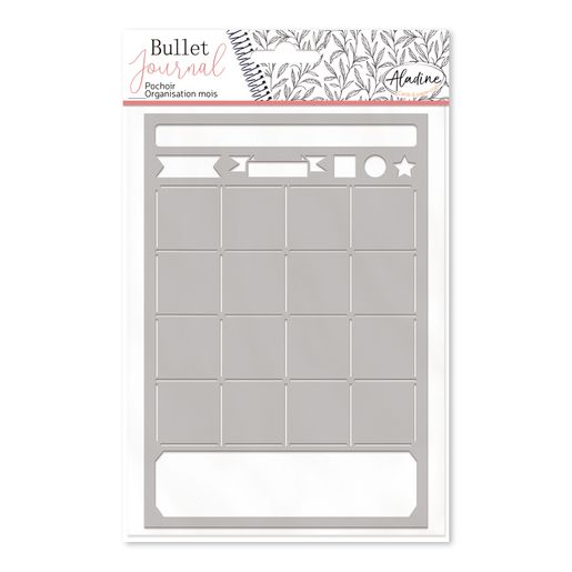 Šablona Bullet Journal Aladine, 19x13 cm - Kalendárium