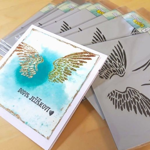 Šablona TCW - Angel Wings - VYBERTE VELIKOST