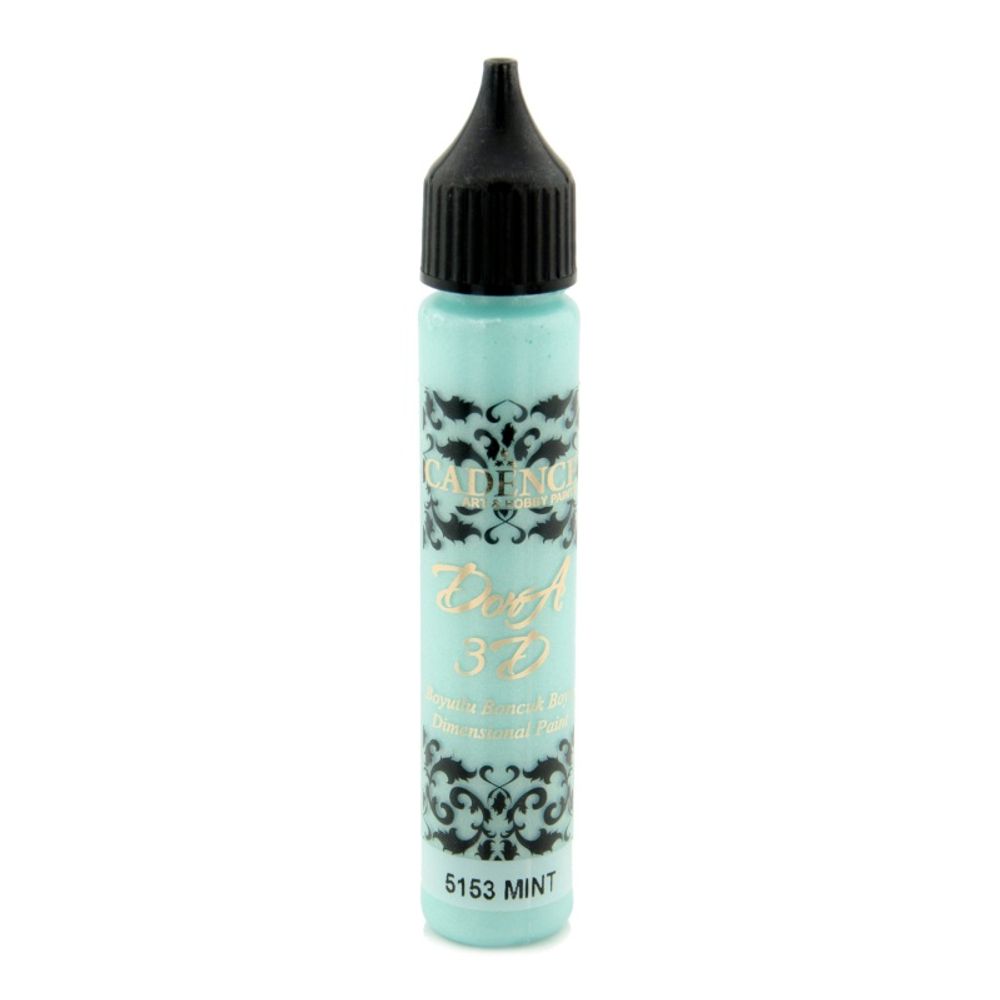 Levně Cadence Metalická kontura Cadence Dora 3D, 25 ml - VYBERTE ODSTÍN - Metalická kontura Cadence Dora 3D, 25 ml - mint, mentolová