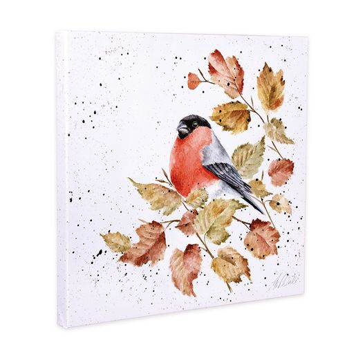 Obraz Wrendale Designs "Bold and Beautiful", 20x20 cm - Ptáček