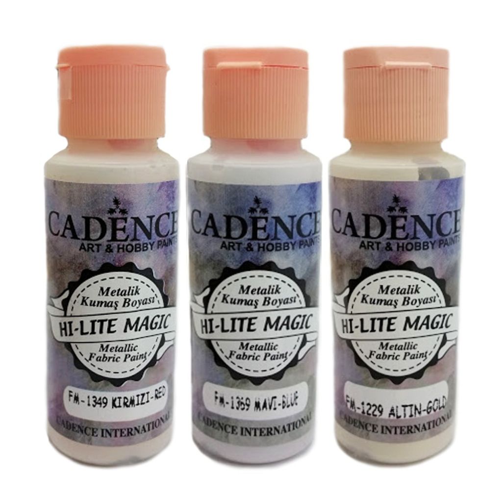 Metalická barva na textil Cadence Hi-Lite Magic, 59 ml - VYBERTE ODSTÍN