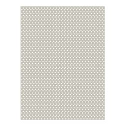 Rýžový papír Cadence, A4 - Bílé puntíky na šedé