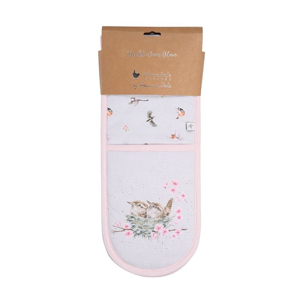 Wrendale Designs Dvojitá kuchyňská chňapka Wrendale Designs "Feathered Friends" - Ptáčci