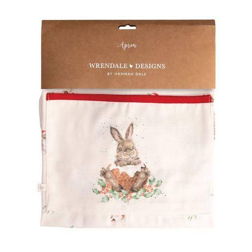 Kuchyňská zástěra Wrendale Designs "Winter Woodland" - Vánoční les