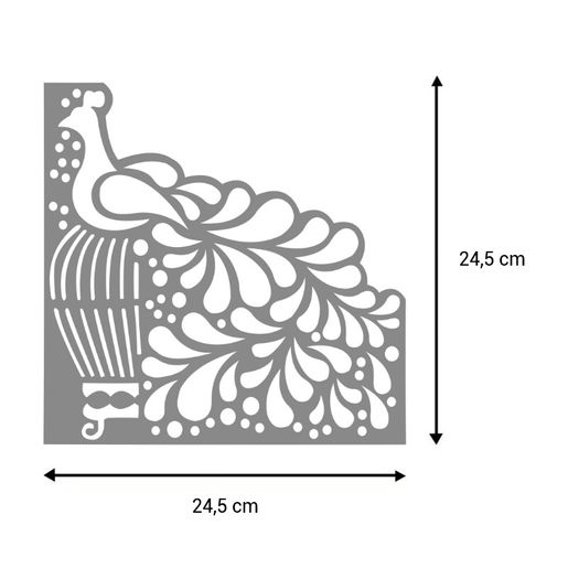 Šablona Cadence, stínová - Páv