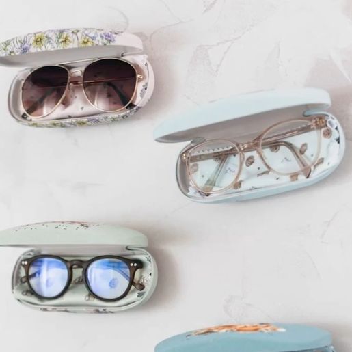 Pouzdro na brýle Wrendale Designs "Owlets" - Sovy