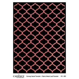 Transferový obrázek na textil Cadence, A3 - Měděná mříž