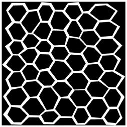 Šablona TCW 6"x6" (15,2x15,2 cm) - Wonky Honeycomb
