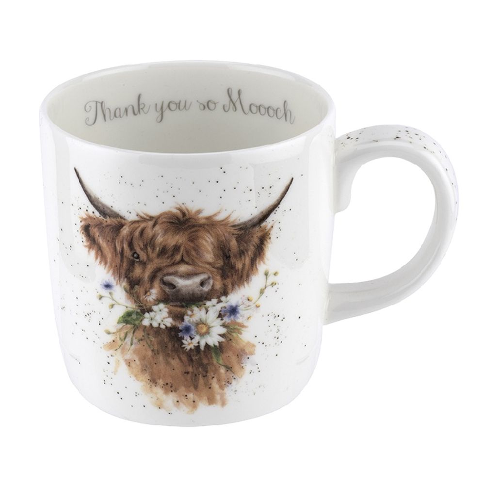 Royal Worcester Porcelánový hrnek Wrendale Designs "Thank You", 0,4 l - Děkuji