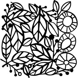 Šablona TCW - Leafy Collage - VYBERTE VELIKOST