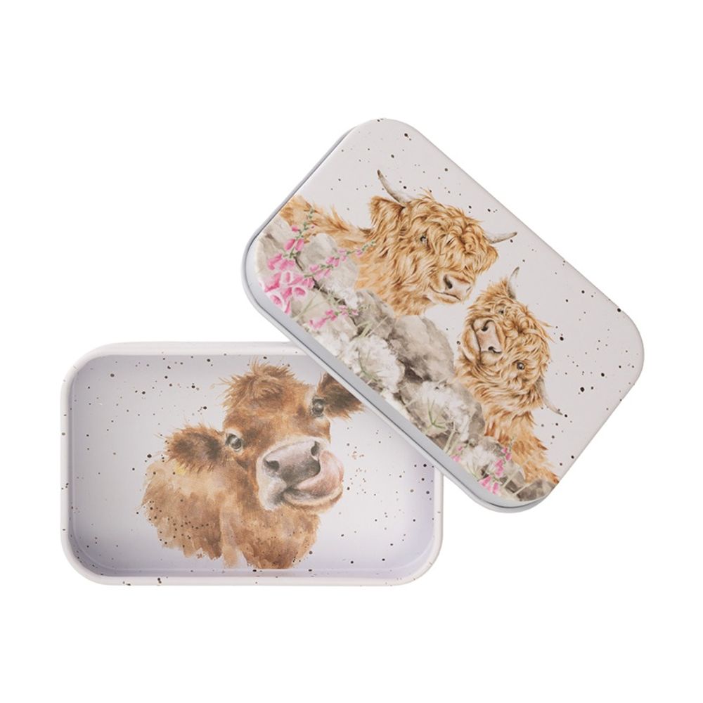 Levně Wrendale Designs Plechová krabička na drobnosti Wrendale Designs "Just for Moo" - Krávy