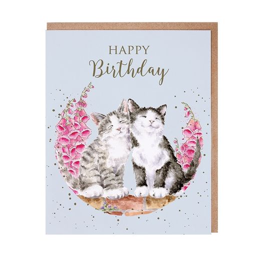 Narozeninové přání Wrendale Designs "Happy Purrr-thday" - Kočky