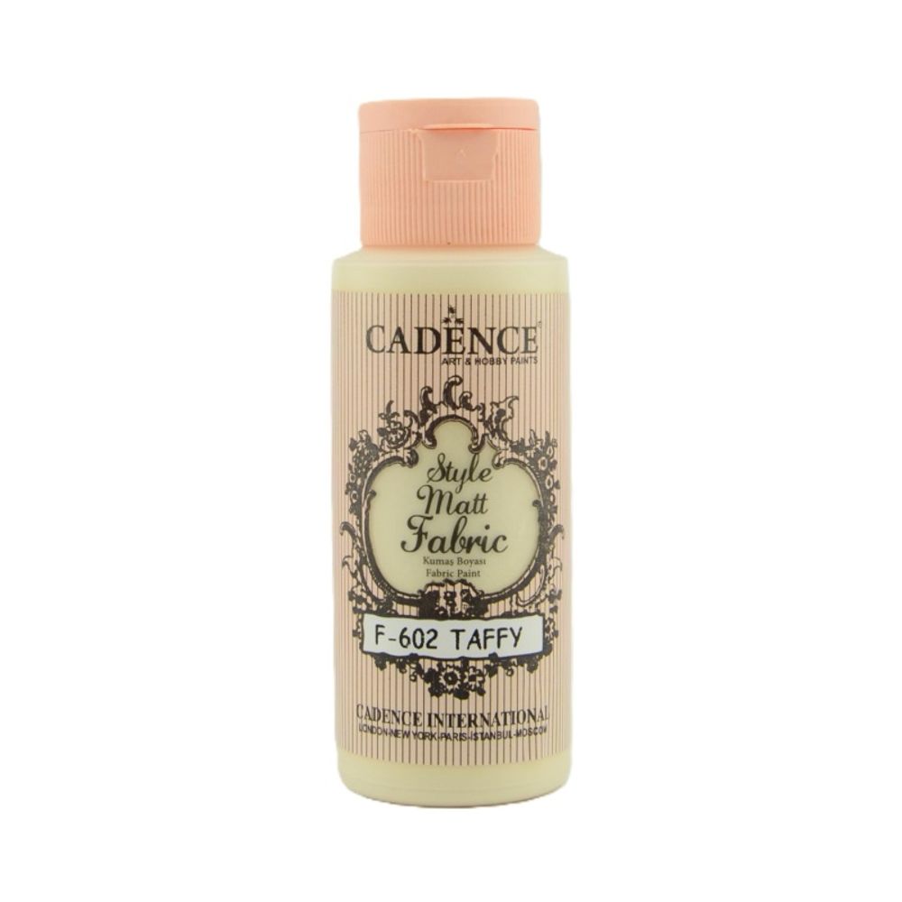 Levně Cadence Barva na textil Cadence Style Matt Fabric, 59 ml - VYBERTE ODSTÍN - Barva na textil Cadence Style Matt Fabric, 59 ml - taffy, karamelová