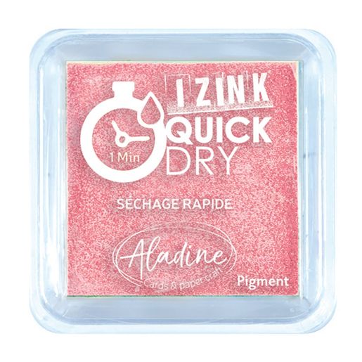 Razítkovací polštářek Aladine Izink Quick Dry - rosé poudré, pudrově růžový