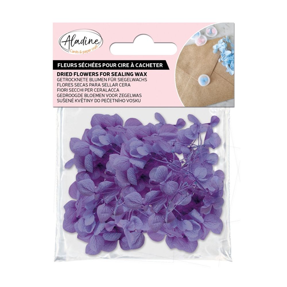 Levně Aladine Sušené květiny do pečetí Aladine - violet, fialové
