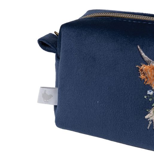 Vyšívané pouzdro na štětce Wrendale Designs "Daisy Coo" - Kráva