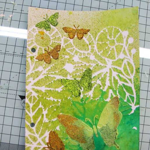 Šablona TCW - Leafy Collage - VYBERTE VELIKOST
