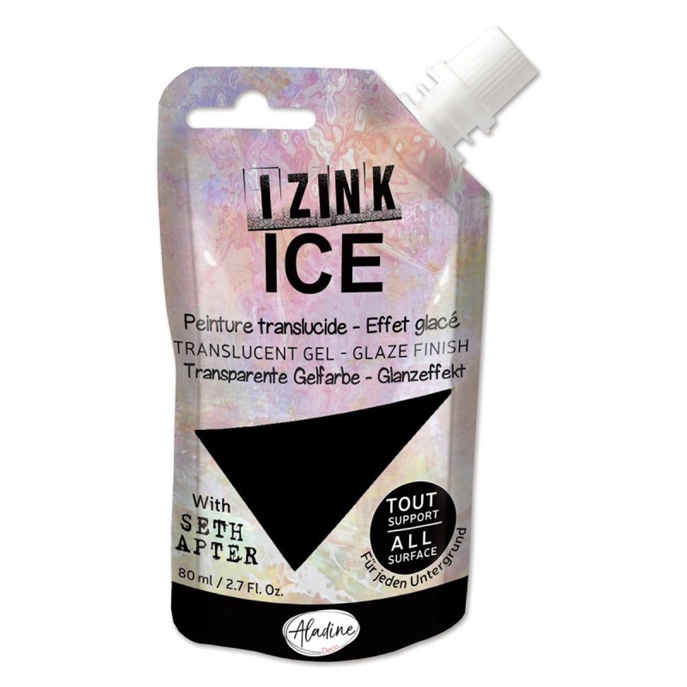 Levně Aladine Efektová barva Aladine Izink Ice, 80 ml - VYBERTE ODSTÍN - Efektová barva Aladine Izink Ice, 80 ml - noir reglisse, lékořicová černá