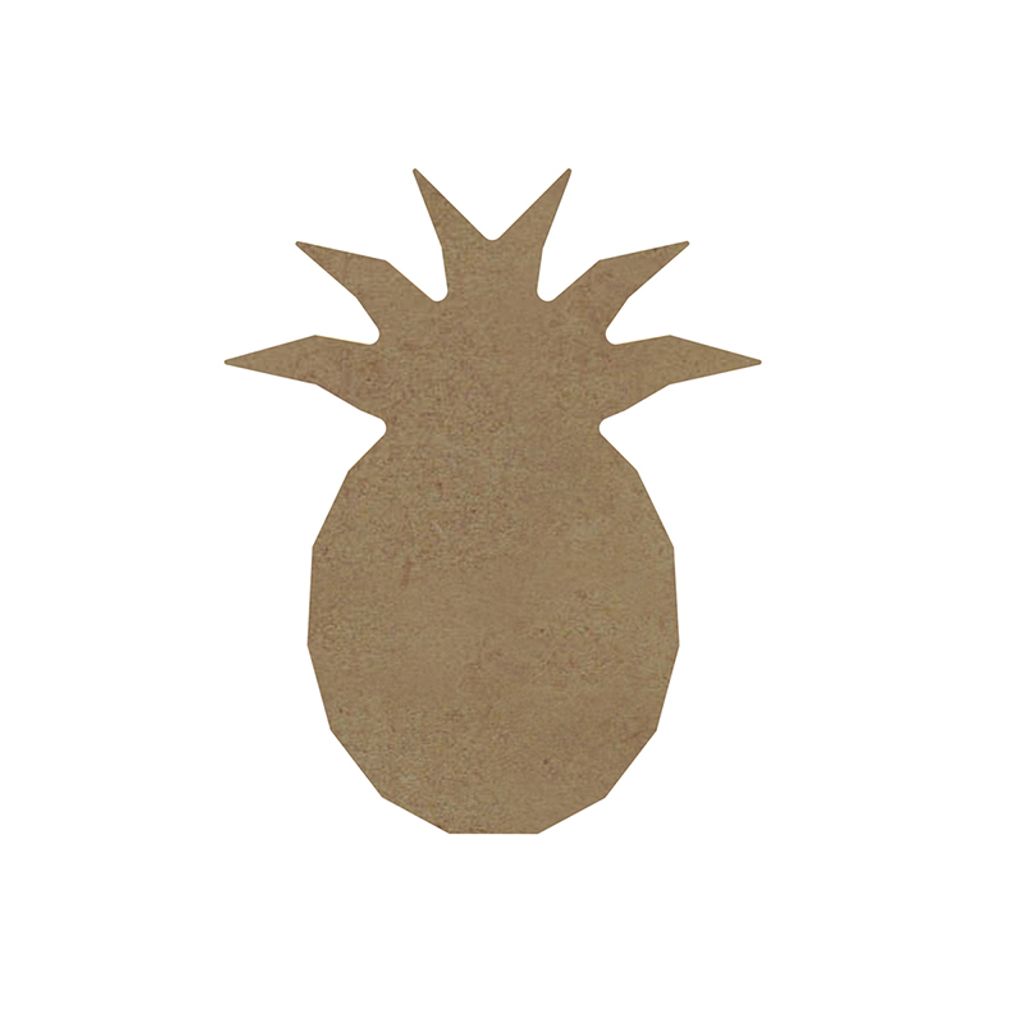 Dřevěný výřez k dekoraci Gomille, 15 cm - Ananas