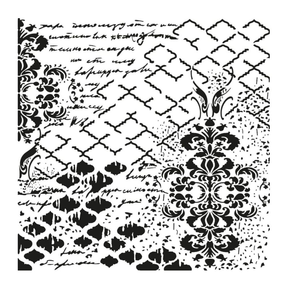 Levně Cadence Šablona Cadence, Ornamenty 8 - VYBERTE VELIKOST - Šablona Cadence, 25x25 cm - Ornamenty 8