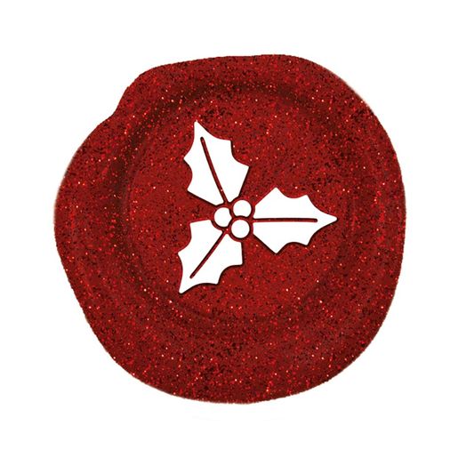 Pečetní vosk Aladine, 4 ks - třpytivý červený
