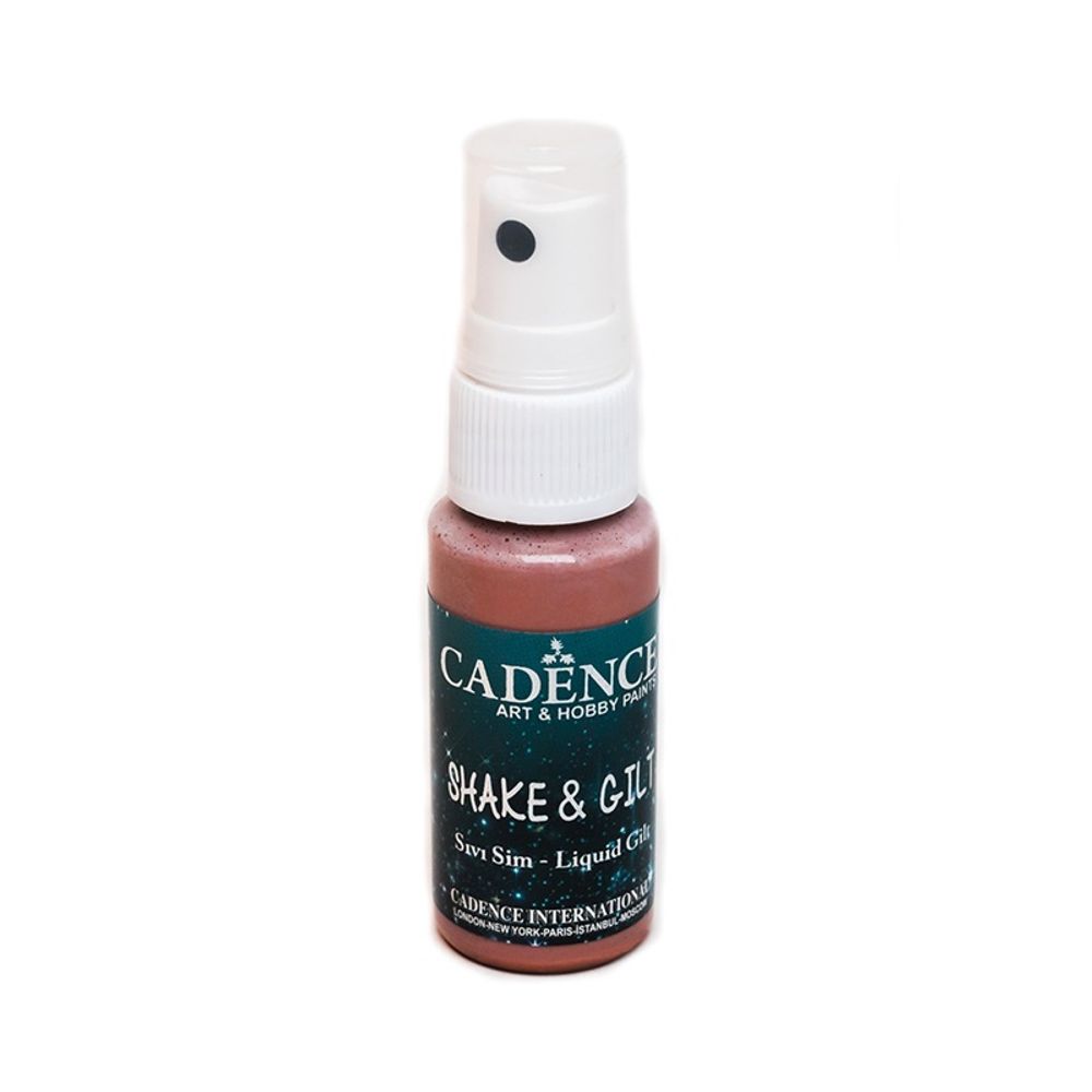Levně Cadence Metalická třpytivá barva ve spreji Cadence Shake & Gilt, 25 ml - VYBERTE ODSTÍN - Metalická třpytivá barva ve spreji Cadence Shake & Gilt, 25 ml - copper, měděná