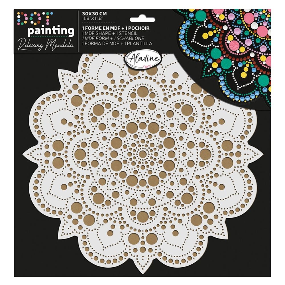 Aladine Sada na tečkování Aladine, 30 cm - Mandala 1