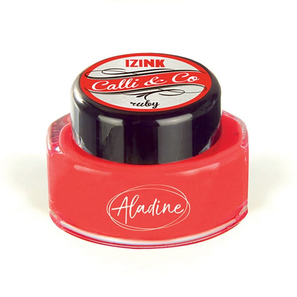 Levně Aladine Kaligrafický inkoust Aladine Izink Calli & Co, 15 ml - VYBERTE ODSTÍN - Kaligrafický inkoust Aladine Izink Calli & Co, 15 ml - ruby, červený