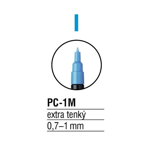 Akrylový popisovač Posca PC-1M - zelený