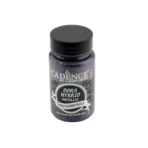 Metalická barva na všechny povrchy Cadence Dora Hybrid, 90 ml - (dark orchid), tm. fialová