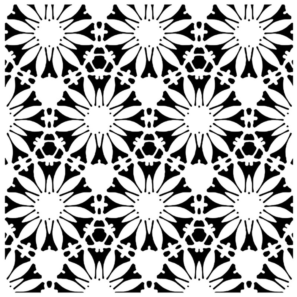 Levně The Crafter´s Workshop Šablona TCW - Tuscan Floral - VYBERTE VELIKOST - Šablona TCW 12"x12" (30,5x30,5 cm) - Tuscan Floral