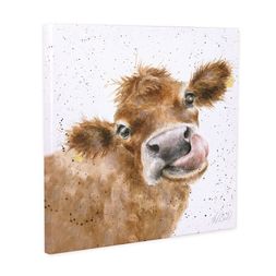 Obraz Wrendale Designs "Moooo", 50x50 cm - Kráva