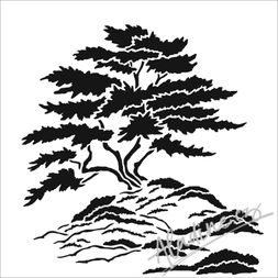 Šablona TCW - Cypress Tree - VYBERTE VELIKOST
