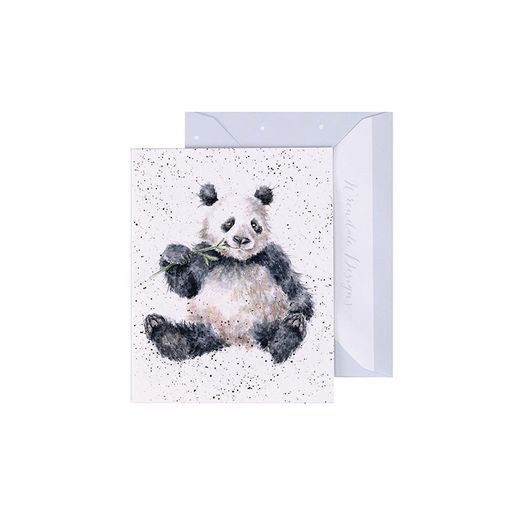 Dárková kartička Wrendale Designs "Bamboozled" - Panda