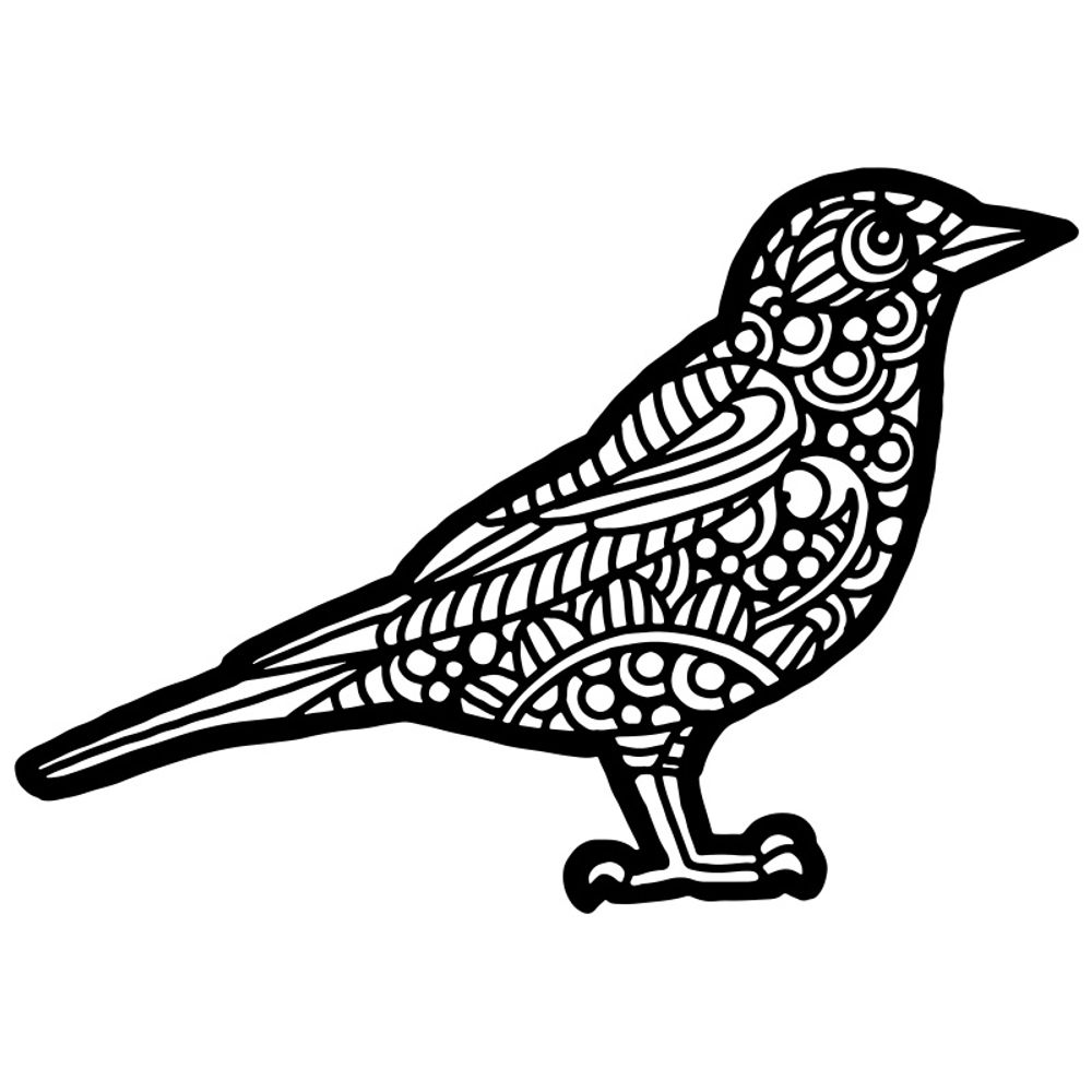 Levně The Crafter´s Workshop Šablona TCW - American Robin - VYBERTE VELIKOST - Šablona TCW 12"x12" (30,5x30,5 cm) - American Robin