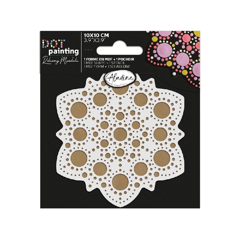 Aladine Sada na tečkování Aladine, 10 cm - Mandala 3