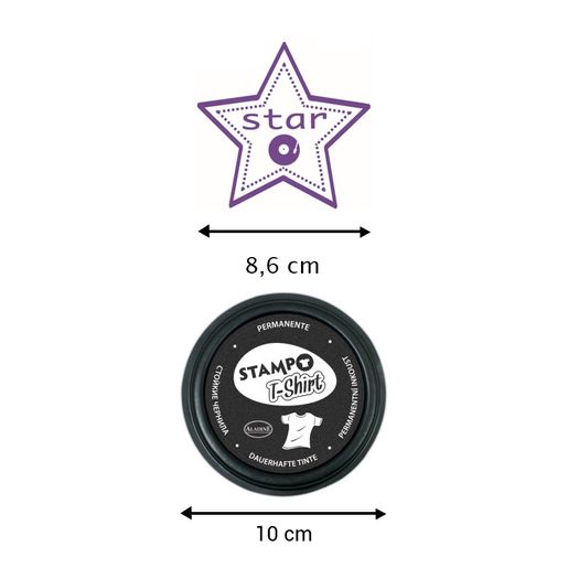 Razítka na textil Aladine Stampo T-Shirt, 8 ks - Muzika
