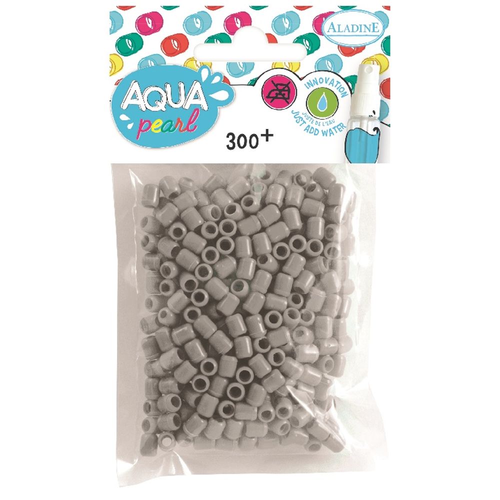 Levně Aladine Perly Aladine Aqua Pearl, 300 ks - VYBERTE ODSTÍN - Perly Aladine Aqua pearl, 300 ks - šedé