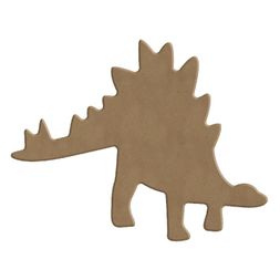 Dřevěný výřez k dekoraci Gomille, 15x12 cm - Stegosaurus, malý