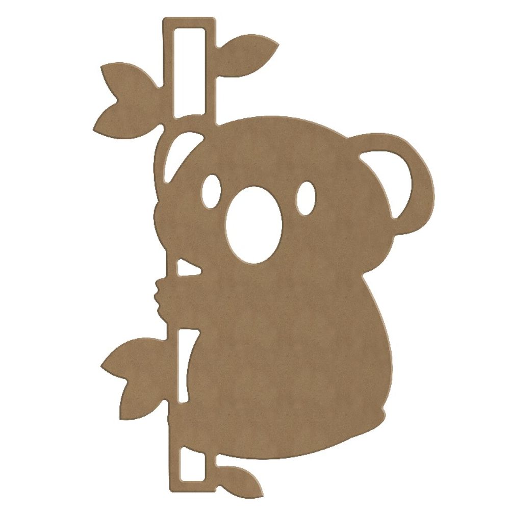Levně Gomille Dřevěný výřez k dekoraci Gomille, 21x29 cm - Koala, velká
