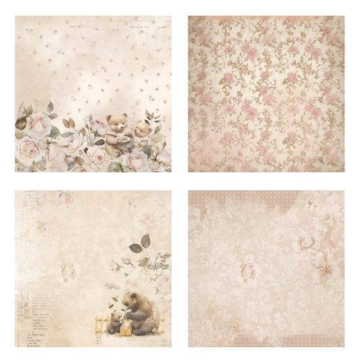 Blok podkladových papírů Studio Light "Teddy