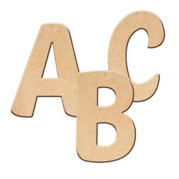 Dřevěná písmena Aladine k dekoraci, 5 cm - VYBERTE PÍSMENO