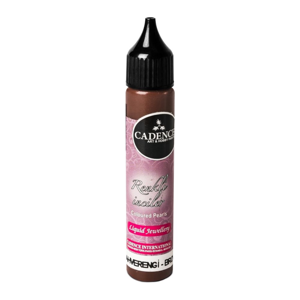 Tekuté perly 25 ml - hnědá Aladine