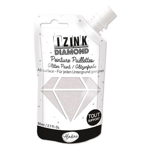 Diamantová barva Aladine Izink Diamond, 80 ml - nacré, perleťová