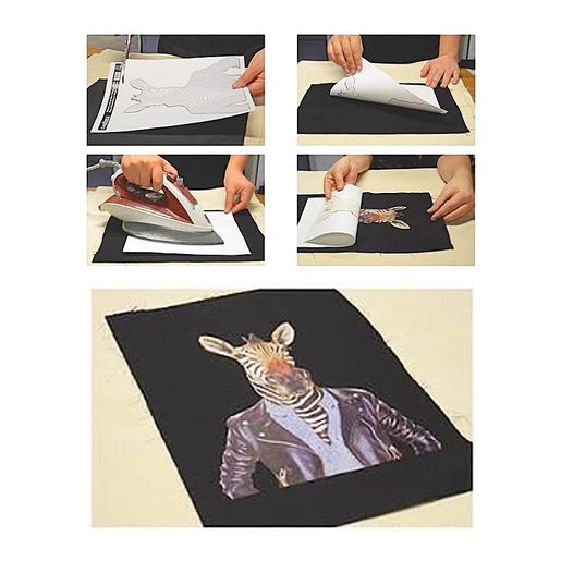 Transferový obrázek na textil Cadence, 21x30 cm - Zebra