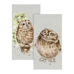 Papírové kapesníky Wrendale Designs "Round Owl", 10 ks - Sova