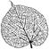 Šablona TCW - Skeletal Leaf - VYBERTE VELIKOST