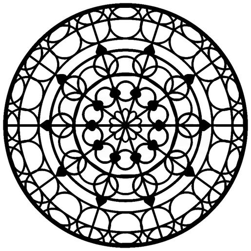 Šablona TCW - Mandala Skylight - VYBERTE VELIKOST