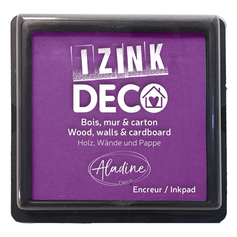 Levně Aladine Razítkovací polštářek Aladine Izink Deco - VYBERTE ODSTÍN - Razítkovací polštářek Aladine Izink Deco - violet, fialový