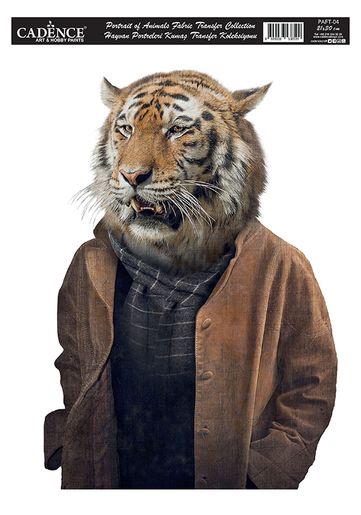 Nažehlovací nálepka, tygr - 21 x 30 cm